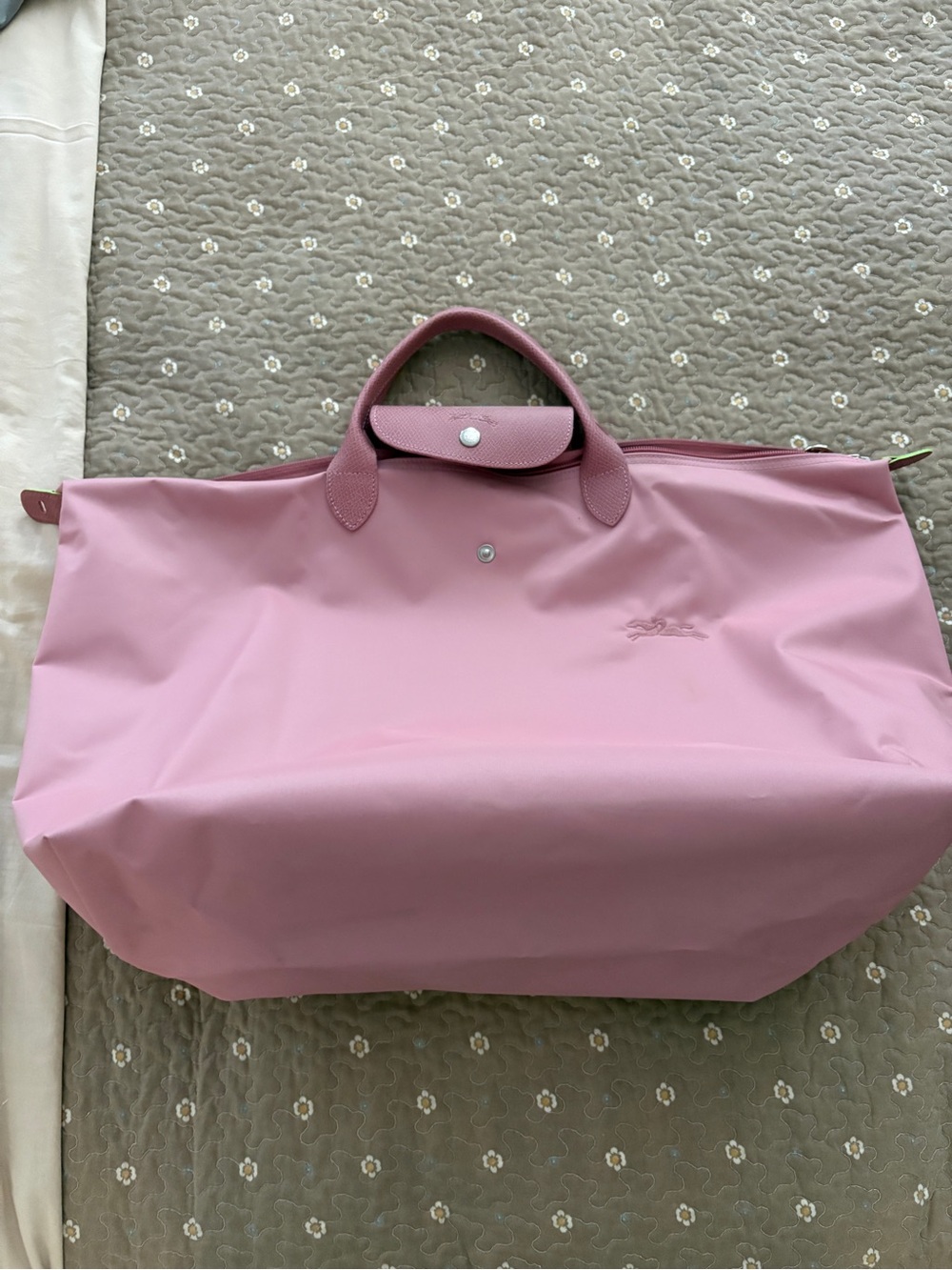 Longchamp Le Pliage Recycled Large Tote - Petal Pink - Picture 2 of 14
